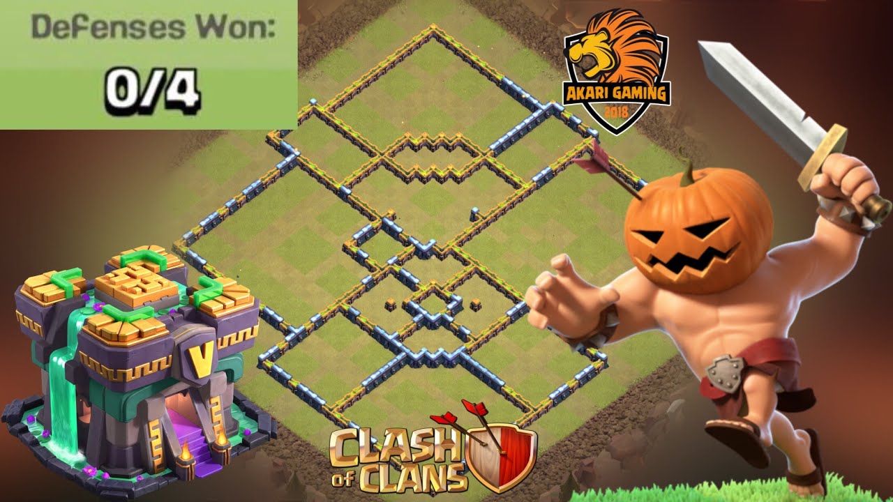 BASE TH14 THỦ 4 LƯỢT TRONG 1 WAR 50 vs 50 Tháng 10 2021 Clash of clans